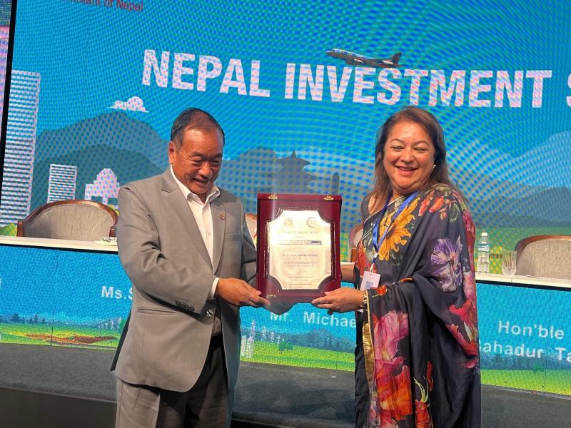 NICCI proudly represented by President Mrs. Shreejana Rana and...