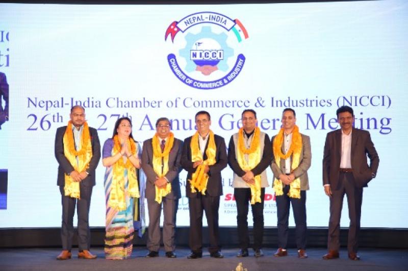 The 26th and 27th Annual General Meeting of the Nepal-India Chamber of Commerce & Industry (NICCI) concluded on Thursday, 26th May 2022 at Hotel Yak and Yeti, Kathmandu.