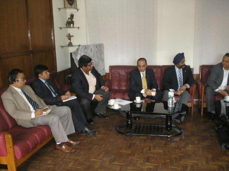 Courtesy Meeting of the delegates from Vishakhapatnam Port with GoN High Officials, Kathmandu