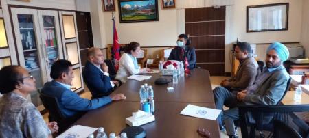 NICCI paid courtesy call to  Newly appointed Finance Secretary of Government of Nepal Mr. Krishna Hari Pushkar on Friday 2nd September 2022