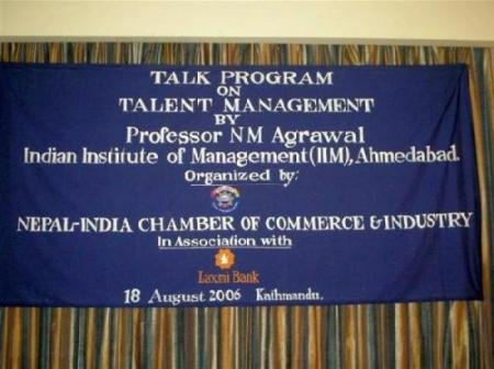 Talk Program On Talent Mgmt By Prof N M Agrawal